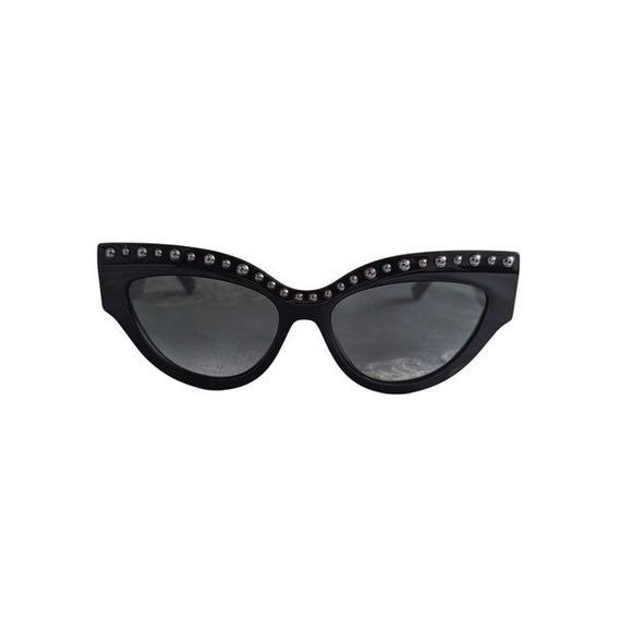 Jimmy Choo Chic Retro Blokecore Studded Oversized Cateye Sunglasses main image 5